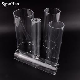 Tubo de acrílico transparente para aquário, 1 peça, o.d, 50 ~ 110mm, abastecimento de água, jardim doméstico, diy, acessórios de rega, 32cm - Image 2