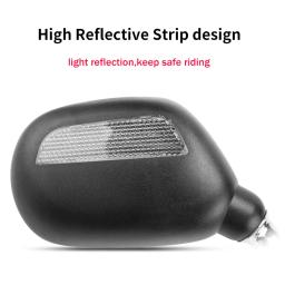 Espelho retrovisor de bicicleta, espelho retrovisor de segurança para ciclismo, amplo alcance, ângulo de visão traseiro ajustável - Image 4