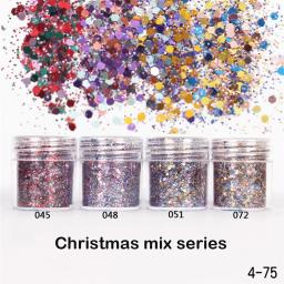 1jar pó ultrafino nailart, pequeno, série mistura de glitter brilhante, lantejoulas de camaleão, decoração diy de unhas, suprimentos de lantejoulas brilhantes - Image 1