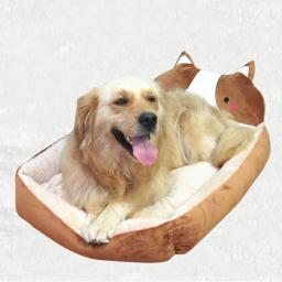 Cute Cartoon Pet camas para cães pequenos e médios, sofá-cama quente, lavável, chihuahua, buldogue, canil, suprimentos, cachorro, gato, inverno - Image 3