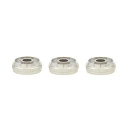 Prata Trompete Válvula Parafuso, Acessório substituição, 3 pcs - Image 2