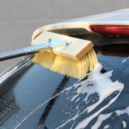 Escova De Lavagem De Carro De Cerdas Macias, cerdas De Imitação, Mountable Plus Handle, cabeça De Escova De Limpeza Do Painel Fotovoltaico - Image 1
