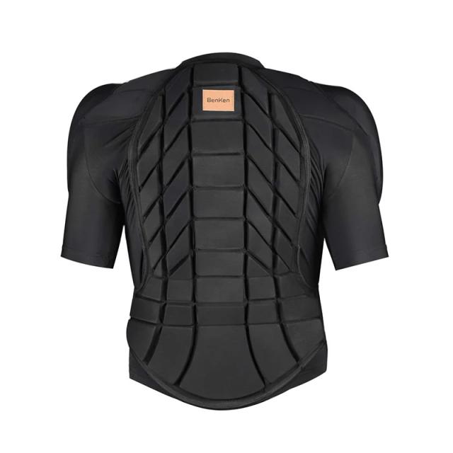 Armadura Anti-Colisão BenKen: Equipamento Ultra Leve e Acolchoado para Esqui com Protetor Traseiro e Camisas Esportivas Windproof.