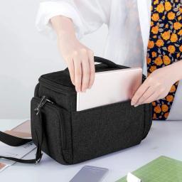 Bolsa de transporte para alegria-estojo de transporte para alegria e conjunto de ferramentas-bolsa com seções de armazenamento de suprimentos-pressa de calor doméstica stora - Image 4