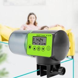 Alimentador automático inteligente dos peixes com lcd indica temporizador aquário alimentador do tanque de peixes dispensador de alimentação automática acessórios do aquário - Image 4