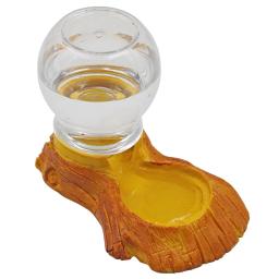 Réptil anfíbio automático alimentador de água bacia simulação árvore casca tartaruga lagarto beber bacia fontes paisagismo - Image 1