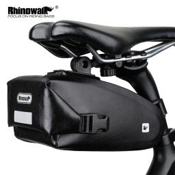 Rinowalk bolsa para selim de bicicleta, bolsa para selim de bicicleta refletiva de grande volume, acessórios para mountain bike an zuo bao - Image 2
