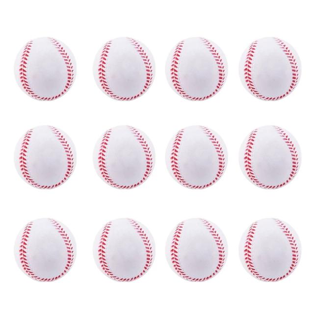 Pacote de 12 Bolas de Softball de Espuma para Treinamento: Proteção e 9 Modos para Jovens Adultos