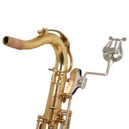 Universal portátil metal música suporte para instrumentos de vento saxofone trombone trombone clarinete marchando música suporte - Image 1
