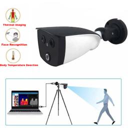 Câmera de imagem térmica, óptica, bi-espectro, rede, bala, ip, medição térmica, ia, corpo humano, temperatura, detector - Image 1