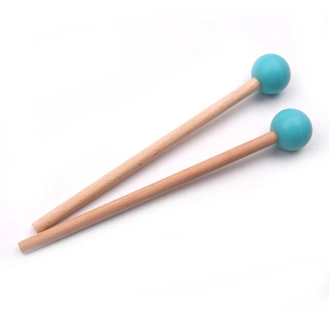 Baquetas Profissionais de Percussão para Marimba - 21cm de Comprimento