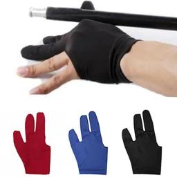 Luvas de Bilhar Absorvente, Acessório para Piscina Esportiva, Mão Esquerda e Direita, 3 Cores, 3 Cores - Image 1