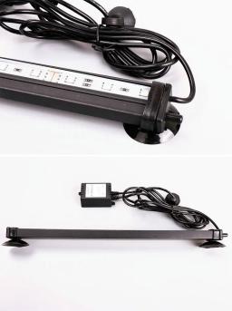 Controle remoto aquário tanque de peixes subaquática à prova dairágua airstone bolha ar led barra luz lâmpada multicolorido colorchanging fonte - Image 4