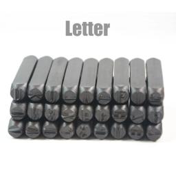 Alphabet Letters and Number Stamps Set, Steel Metal Punch Tool, DIY Leather Craft Decoration, Jewelry Logo Stamp, All Size, Box - Image 5