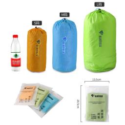 Saco de dormir portátil para acampamento, saco de armazenamento à prova d'água dobrável com corda, pacote pa - Image 2