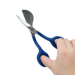 Tesoura de lâmina de bico de pato tapete tufado alça de borracha macia artesanato de precisão applique costura doméstica tesouras afiadas resistentes - Image 3