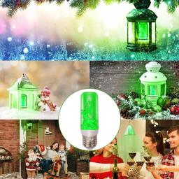 Lâmpada led cintilação de chama, efeito de queima simulada de fogo e27e26, decorações de festa de natal, luz cintilante ao ar livre - Image 3