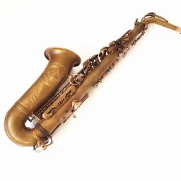 Alto saxofone eb simulação de cobre antigo alto sax profissional jogando instrumento de sopro com bocal - Image 4