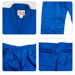 Único Weave artes marciais quimono, Judo Gi Uniforme Competição, 100% Algodão, Branco, 450gsm - Image 6