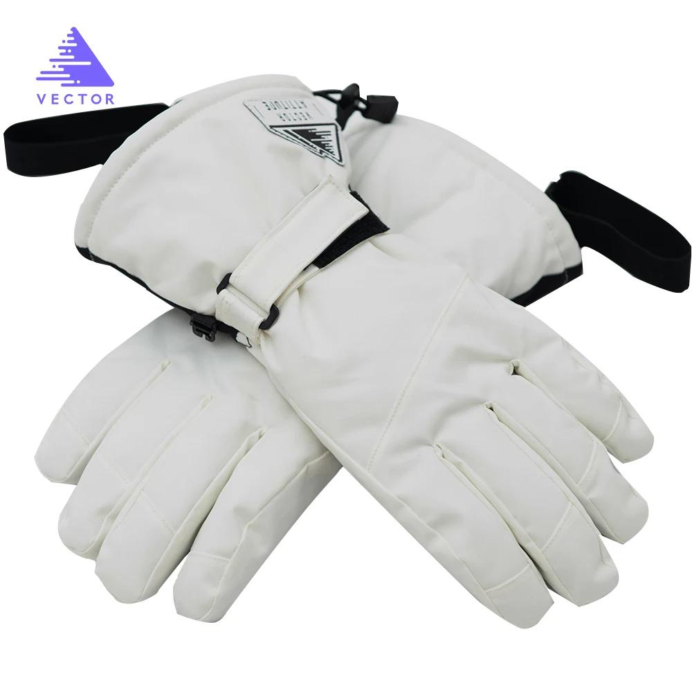Vector luvas de esqui feminino inverno quente à prova dwaterproof água esqui snowboard luvas snowmobile equitação motocicleta ao ar livre luvas de neve 2020 novo - Image 1