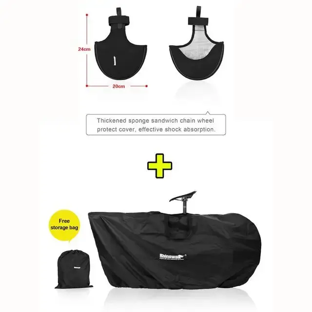 Bolsa de Transporte Portátil Rhinowalk para Mountain Bike - Acessórios de Ciclismo 27,5" e 700C para Aventura ao Ar Livre 2023