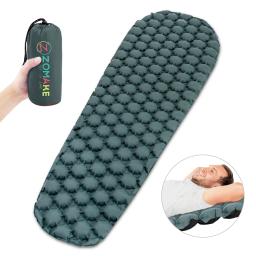 Zomake-Colchão de Cama Inflável Ultraleve, Esteira De Ar De Enchimento Rápido, Trekking, Caminhadas, Camping, Solteiro - Image 2