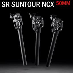 Sr suntour ncx bicicleta amortecimento suspensão espigão mountain bike 50mm viagem 27.2/28.6/30.0/30.4/30.9/31.6/33.9*350mm tubo de assento - Image 1