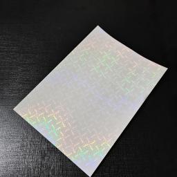Fita adesiva holográfica, 50 folhas de papel transparente, folha de plástico decorativa, estampagem a quente - Image 6