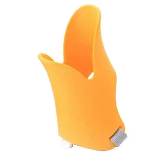 Capa de silicone anti-mordida para cães com design em pato, lavável e confortável