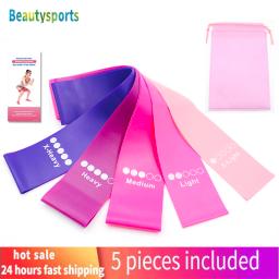 Faixa elástica de resistência para ioga, pilates, borracha, fitness, mini laço, terapia, treinamento, malhação - Image 1