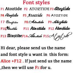 Atoztide-colares personalizados com nome para as mulheres, pingente de aço inoxidável, decoração, flor, moda, jóias, presente, novo - Image 2