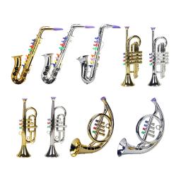 Saxofone mini 8 notas abs metal instrumentos de vento musical para presentes de festa idades 3 + crianças - Image 5