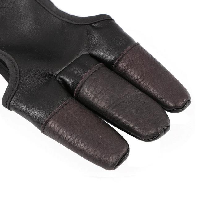 Luvas de Tiro com Arco Ajustáveis para Adultos e Crianças com Guia para Dedos - Conforto e Precisão.