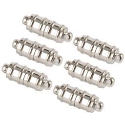 Fechos magnéticos fortes de aço inoxidável, cabem em pulseiras, colar, conectores de fecho de ródio para fazer joias de pulseira de couro - Image 5