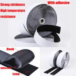 1 meter/pairs dupla forte auto-adesivo gancho e laço prendedor fita fita de adesivo mágica de náilon forte cola para costura diy artesanato - Image 1