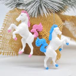 Amuleto de unicórnio para pendurar, enfeite multicolorido para árvore de natal, decoração de festa de ano novo, 2020 - Image 4