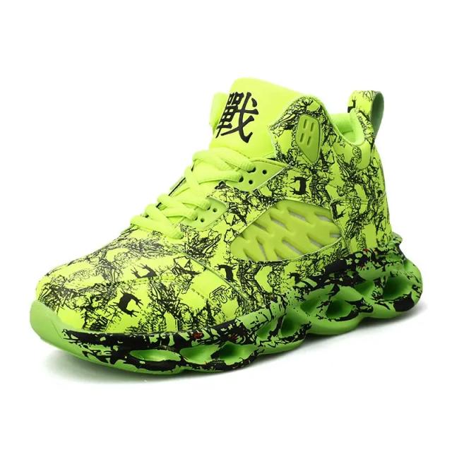 Tênis Esportivo Masculino E-574 Amarelo - Leveza e Performance