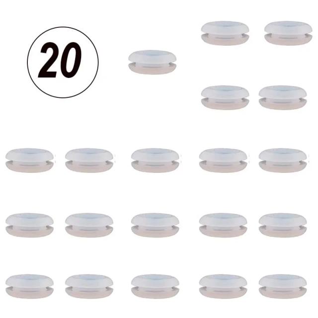 Grommets de Silicone Airlock para Cerveja, Vinho, Chucrute e Kimchi - Pacote com 20 Unidades