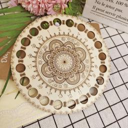 Organizador de bordado diy de madeira e mandala, suporte para linha de ponto cruz, armazenamento de agulhas artesanais, acessórios para costura, artesanato, 1 peça - Image 4