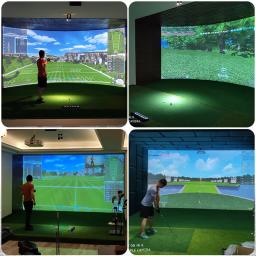 Impact Screen Sensor para Indoor Golf Simulator, telas de prática, ginásio, casa, bola, alvo, exercício, pano branco, 300x200cm - Image 5