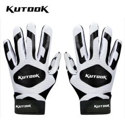 KUTOOK-Luvas antiderrapantes para goleiro, futebol americano, luvas de rugby, proteção palm pad, luvas de futebol, dedo cheio, luvas de beisebol - Image 5
