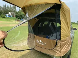 Wolface ao ar livre auto-condução carro cauda extensão tenda pára-sol e à prova de chuva barraca de carro churrasco acampamento viagem tenda 2021 dropshipping - Image 5