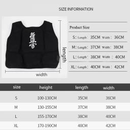 Kyokushin Karate Chest Guard, Body Shield para Competição de Treinamento Iniciante, Sparring Equipamento de Proteção, Karate Protetora - Image 6