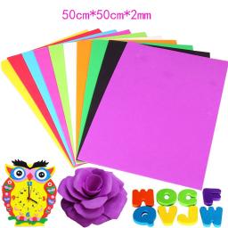 Esponja de papel de espuma 50*50 cm 2mm, multicolorida pe artesanato scrapbooking artesanato artesanato flores fundo diy presente cartão decoração - Image 5
