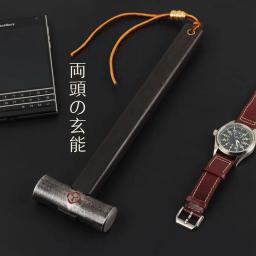 Tudo é martelo s55 aço carbono japonês gennou martelo 280g mallet martelo ébano madeira lidar com ferramentas manuais - Image 2