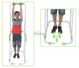 Equipamento de Fitness interior horizontal de chin-up, equipamento ajustável pull-up, treinamento muscular, barras paralelas, doméstico, HW881 - Image 2