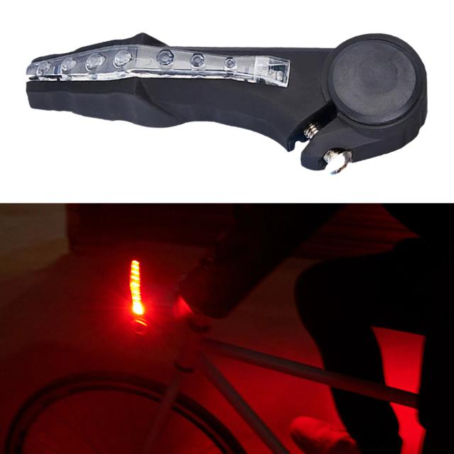 Iluminação LED para Guidão de Mountain Bike com Sinalizadores de Turno e Lâmpadas de Segurança Noturna