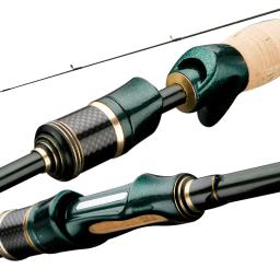 CEMREO Vara de pesca giratória de carbono, 4-5 seções, 1.8m/2.1m/2.4m, vara de viagem portátil, varas de pesca giratórias, equipamento de pesca - Image 2