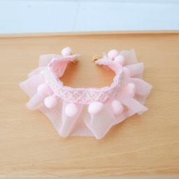Pequeno hairballs colar moda simples rendas gatos colar coleiras para filhote de cachorro animais de estimação festa suprimentos ajustáveis acessórios - Image 5