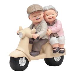 Estatuetas De Casal De Resina Decoração, Aniversário Presente De Casamento, Velhice Vida, Decoração De Casa, Quarto, Sala De Estar, Amando Idosos - Image 3